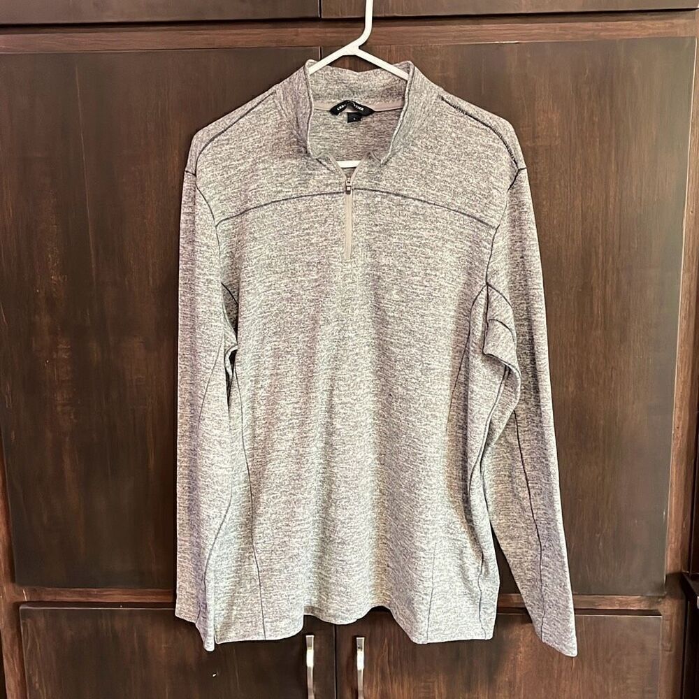 Urban Frontier Gray 1/4 Zip Long Sleeve Large